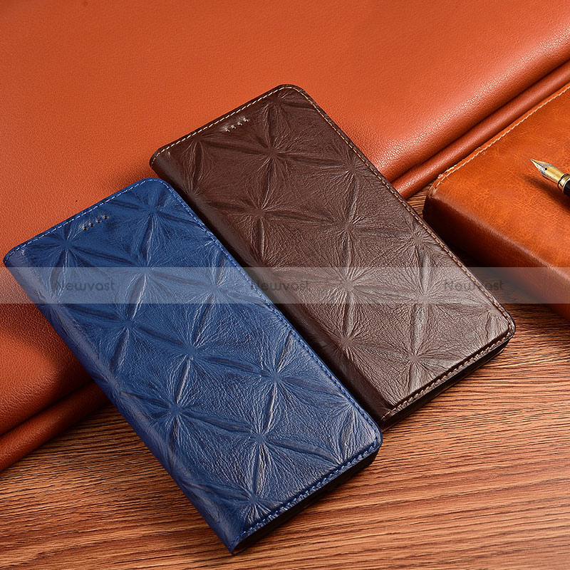 Leather Case Stands Flip Cover Holder H19P for Motorola Moto Edge 40 5G