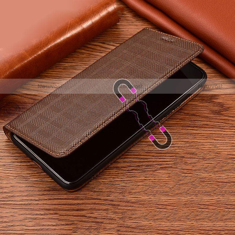 Leather Case Stands Flip Cover Holder H20P for Motorola Moto G Play Gen 2