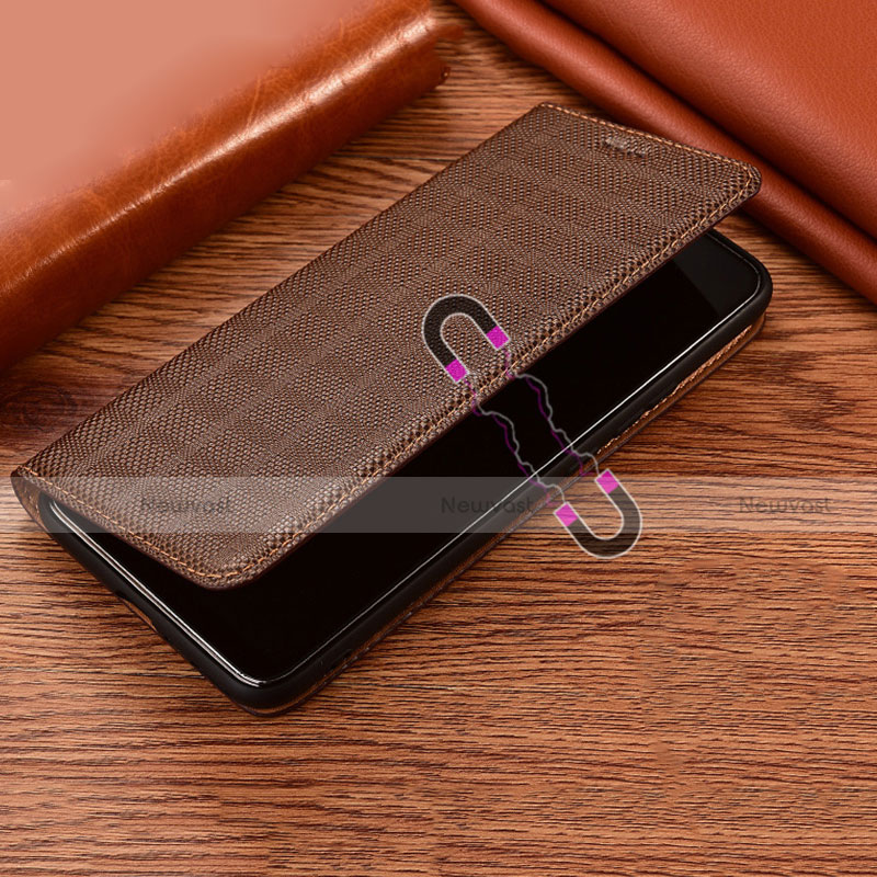 Leather Case Stands Flip Cover Holder H20P for Motorola Moto G30