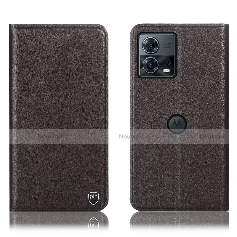 Leather Case Stands Flip Cover Holder H21P for Motorola Moto S30 Pro 5G