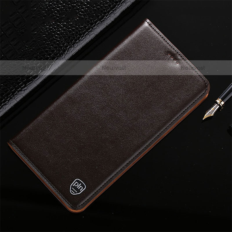 Leather Case Stands Flip Cover Holder H21P for Samsung Galaxy A02s