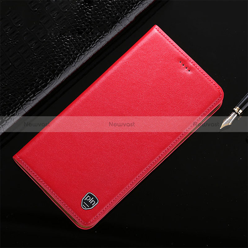 Leather Case Stands Flip Cover Holder H21P for Vivo V23 Pro 5G