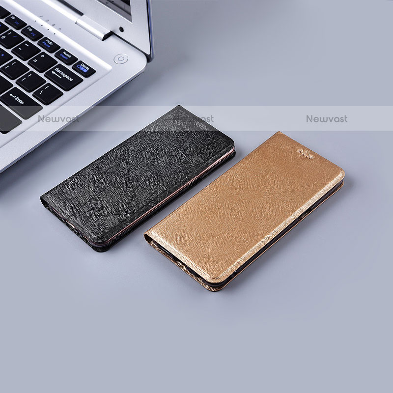 Leather Case Stands Flip Cover Holder H22P for Samsung Galaxy M21