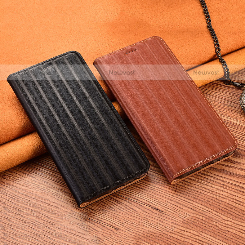 Leather Case Stands Flip Cover Holder H23P for Oppo A53s