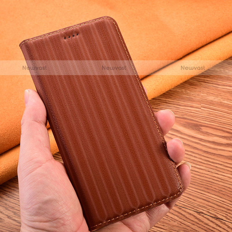 Leather Case Stands Flip Cover Holder H23P for Oppo A94 5G