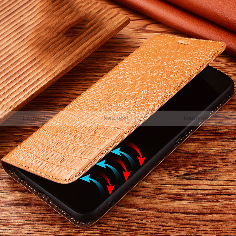 Leather Case Stands Flip Cover Holder H24P for Huawei Mate 60 Pro+ Plus