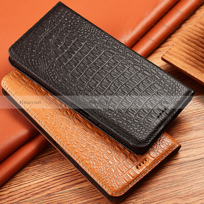 Leather Case Stands Flip Cover Holder H24P for Oppo Reno10 Pro 5G