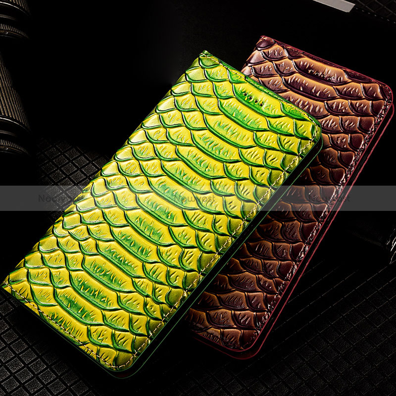 Leather Case Stands Flip Cover Holder H25P for Oppo Reno10 Pro 5G