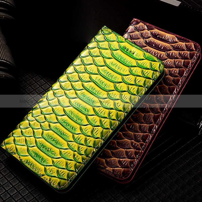 Leather Case Stands Flip Cover Holder H25P for Oppo Reno11 Pro 5G