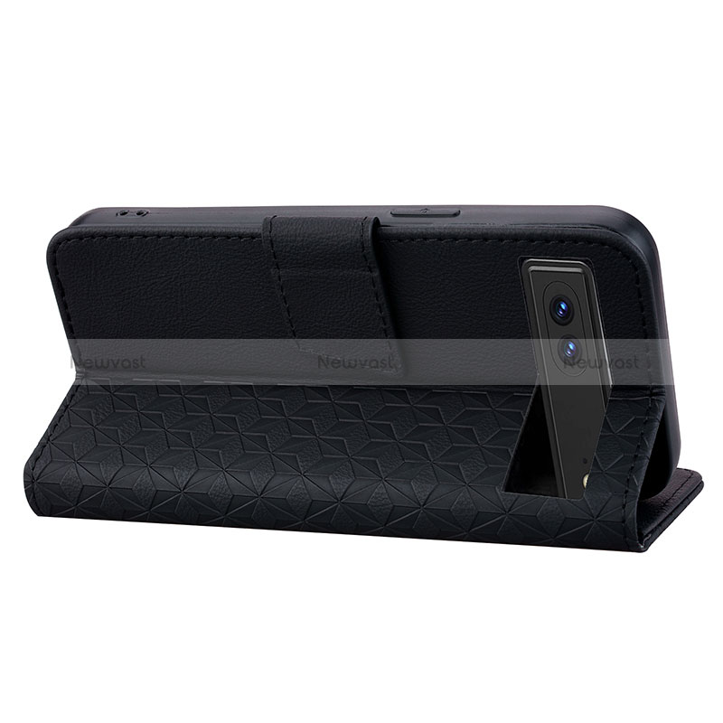 Leather Case Stands Flip Cover Holder HF1 for Google Pixel 6a 5G