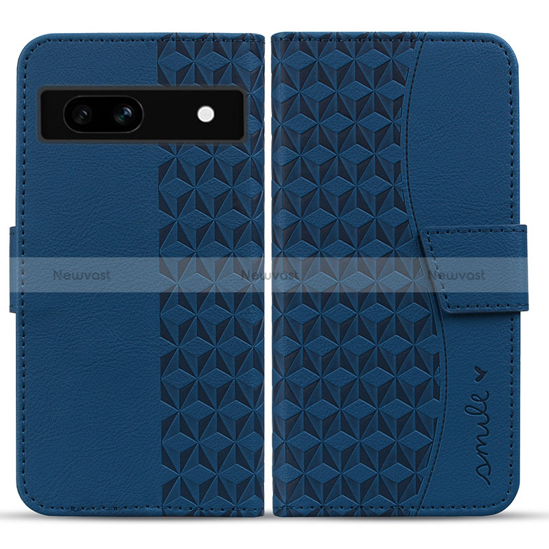 Leather Case Stands Flip Cover Holder HF1 for Google Pixel 7a 5G