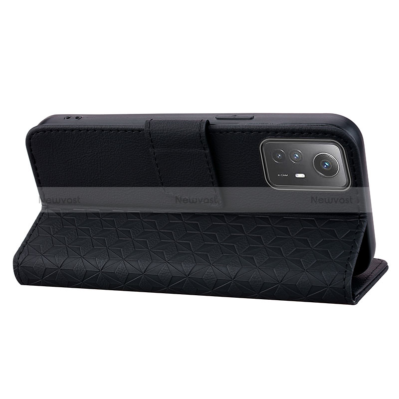 Leather Case Stands Flip Cover Holder HF1 for Xiaomi Redmi Note 12S