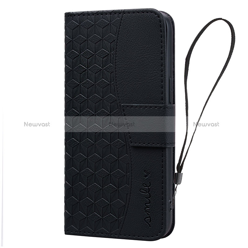 Leather Case Stands Flip Cover Holder HF2 for Apple iPhone 15 Pro