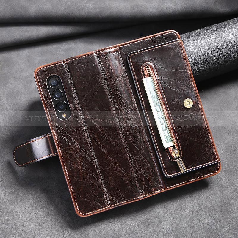 Leather Case Stands Flip Cover Holder JD1 for Samsung Galaxy Z Fold4 5G
