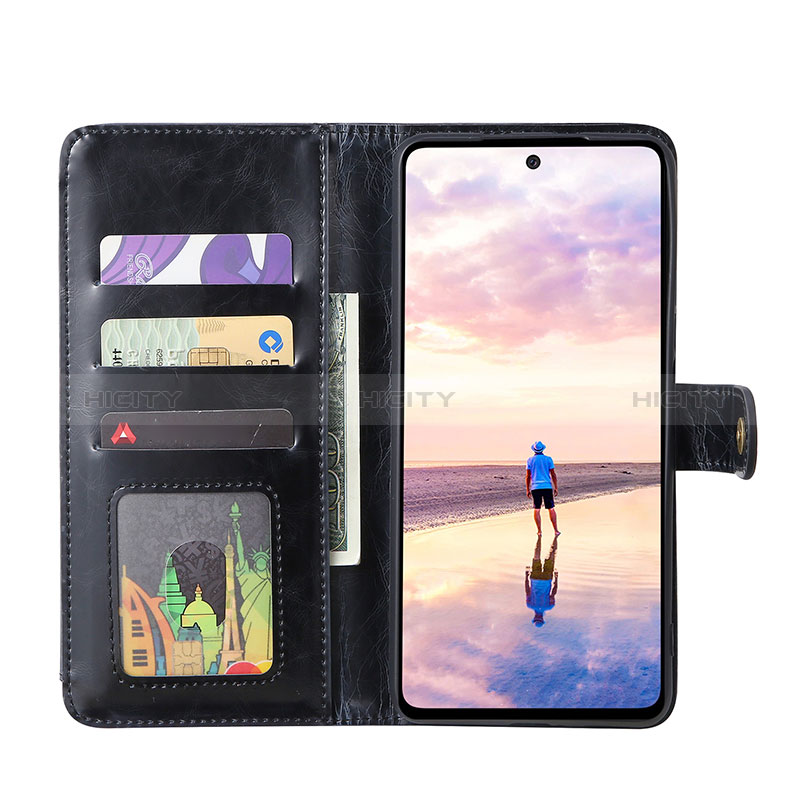 Leather Case Stands Flip Cover Holder JDK for Samsung Galaxy A82 5G
