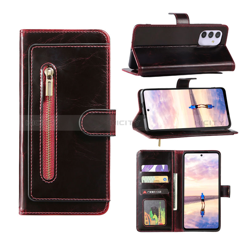 Leather Case Stands Flip Cover Holder JDK for Samsung Galaxy A82 5G