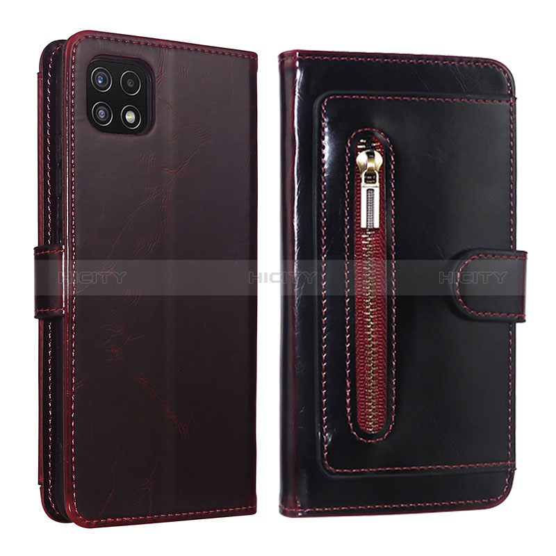 Leather Case Stands Flip Cover Holder JDK for Samsung Galaxy F42 5G