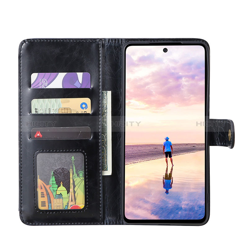 Leather Case Stands Flip Cover Holder JDK for Samsung Galaxy M54 5G