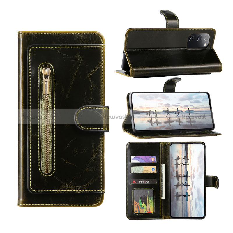 Leather Case Stands Flip Cover Holder JDK for Samsung Galaxy S20 Lite 5G