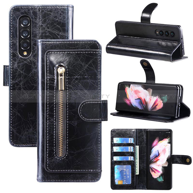 Leather Case Stands Flip Cover Holder JDK for Samsung Galaxy Z Fold4 5G