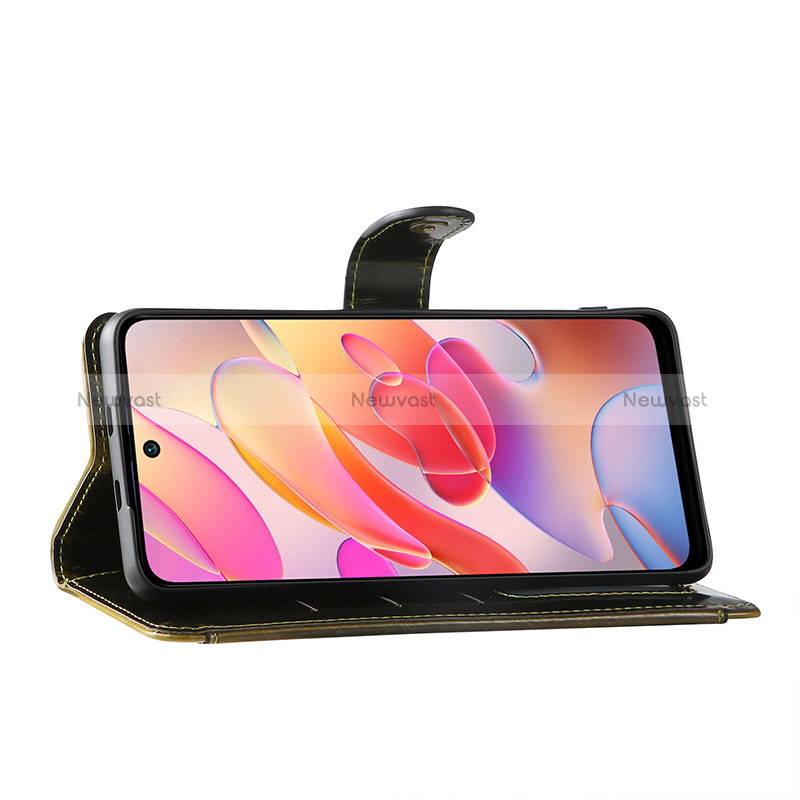 Leather Case Stands Flip Cover Holder JDK for Xiaomi Redmi Note 10 5G