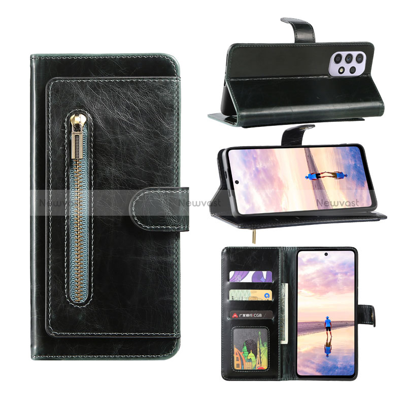 Leather Case Stands Flip Cover Holder JDK1 for Samsung Galaxy A52 4G