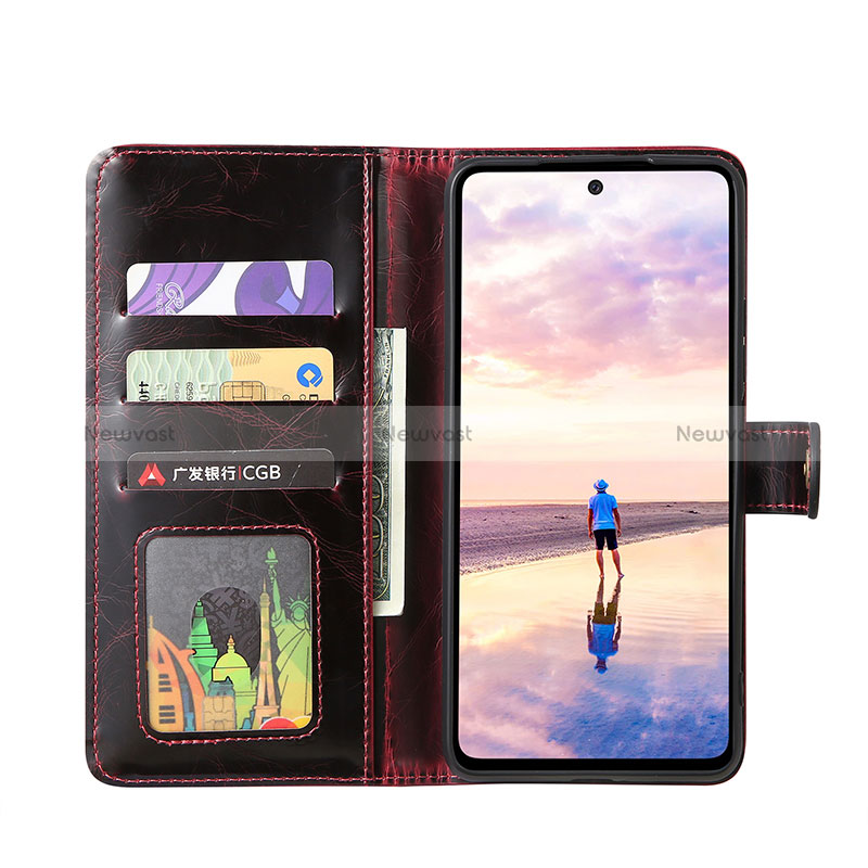 Leather Case Stands Flip Cover Holder JDK1 for Samsung Galaxy A52 4G