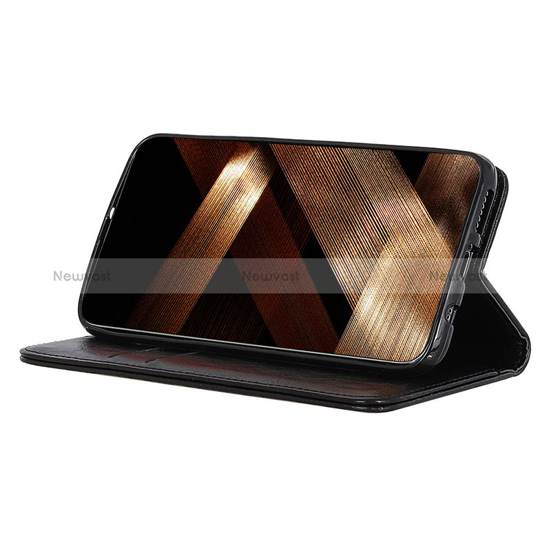 Leather Case Stands Flip Cover Holder K01Z for Motorola Moto E22