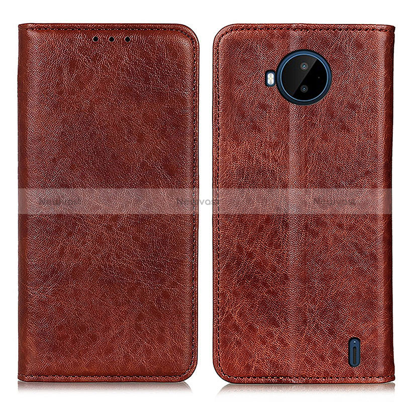 Leather Case Stands Flip Cover Holder K01Z for Nokia C20 Plus