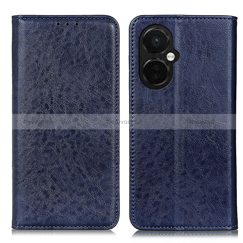 Leather Case Stands Flip Cover Holder K01Z for Oppo K11x 5G Blue