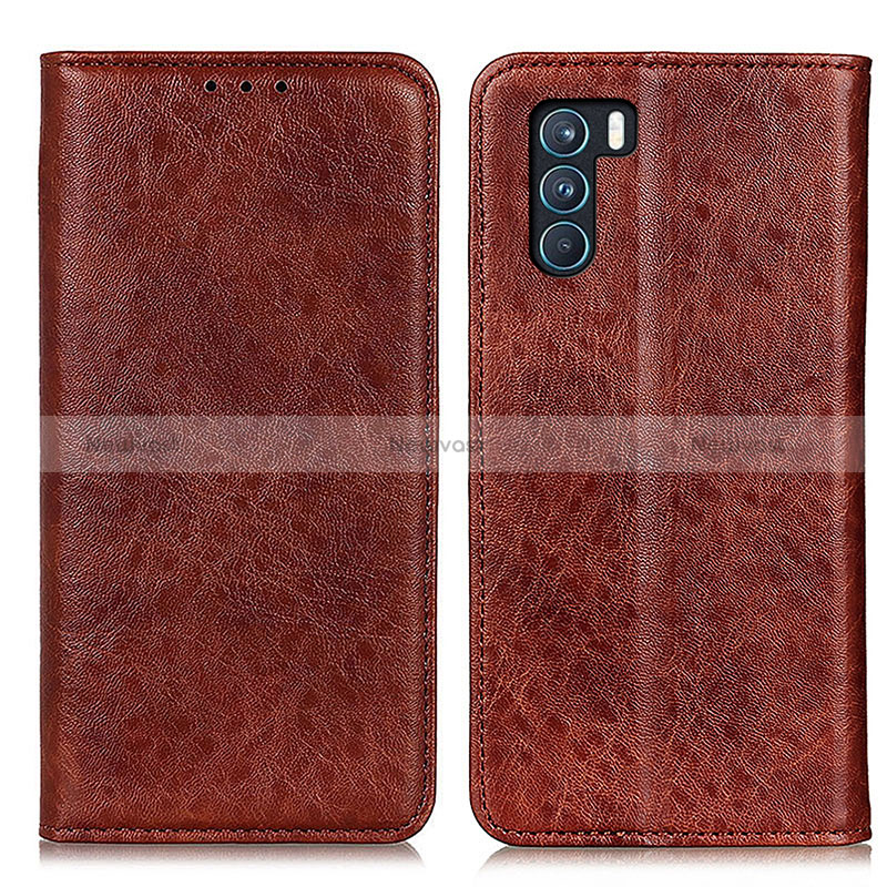 Leather Case Stands Flip Cover Holder K01Z for Oppo K9 Pro 5G