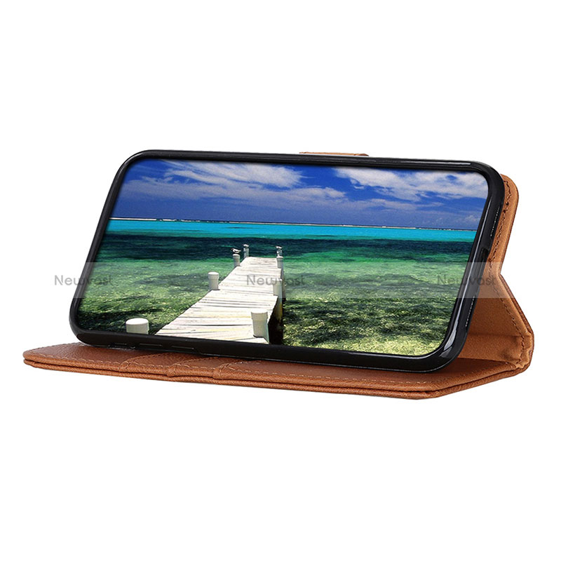 Leather Case Stands Flip Cover Holder K01Z for Samsung Galaxy A23 5G SC-56C