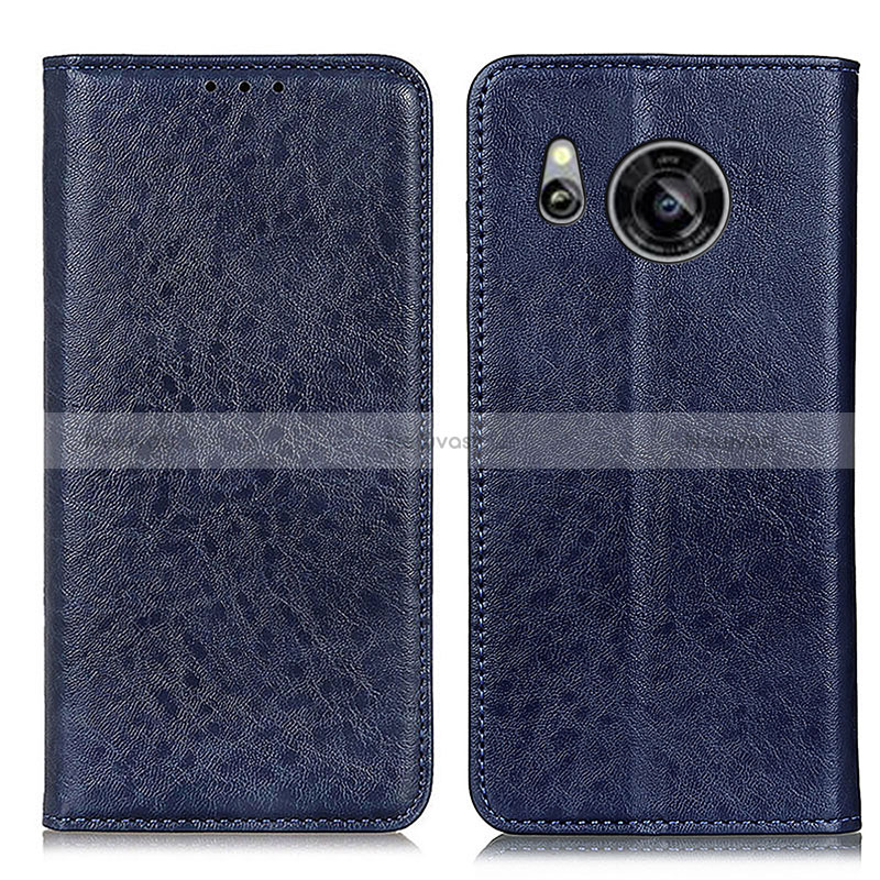 Leather Case Stands Flip Cover Holder K01Z for Sharp Aquos Sense7