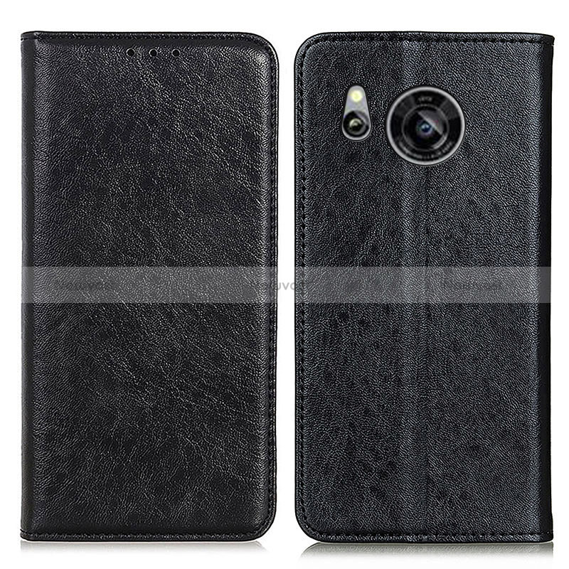 Leather Case Stands Flip Cover Holder K01Z for Sharp Aquos Sense8