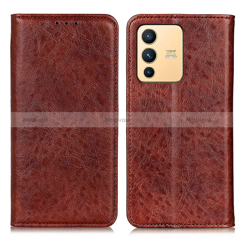 Leather Case Stands Flip Cover Holder K01Z for Vivo V23 5G