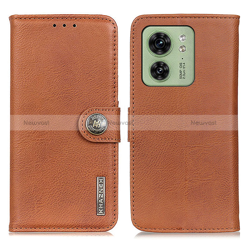 Leather Case Stands Flip Cover Holder K02Z for Motorola Moto Edge (2023) 5G