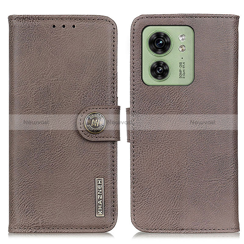 Leather Case Stands Flip Cover Holder K02Z for Motorola Moto Edge 40 5G