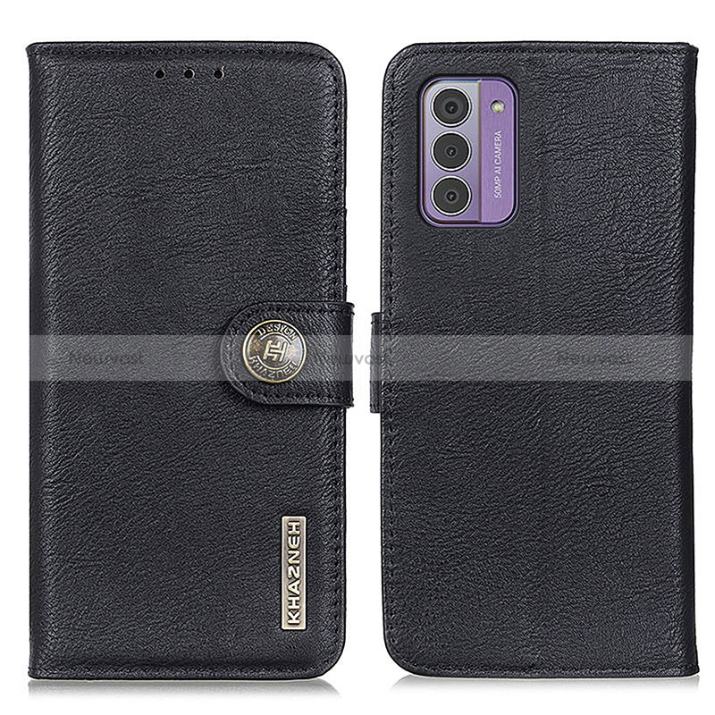 Leather Case Stands Flip Cover Holder K02Z for Nokia G42 5G Black