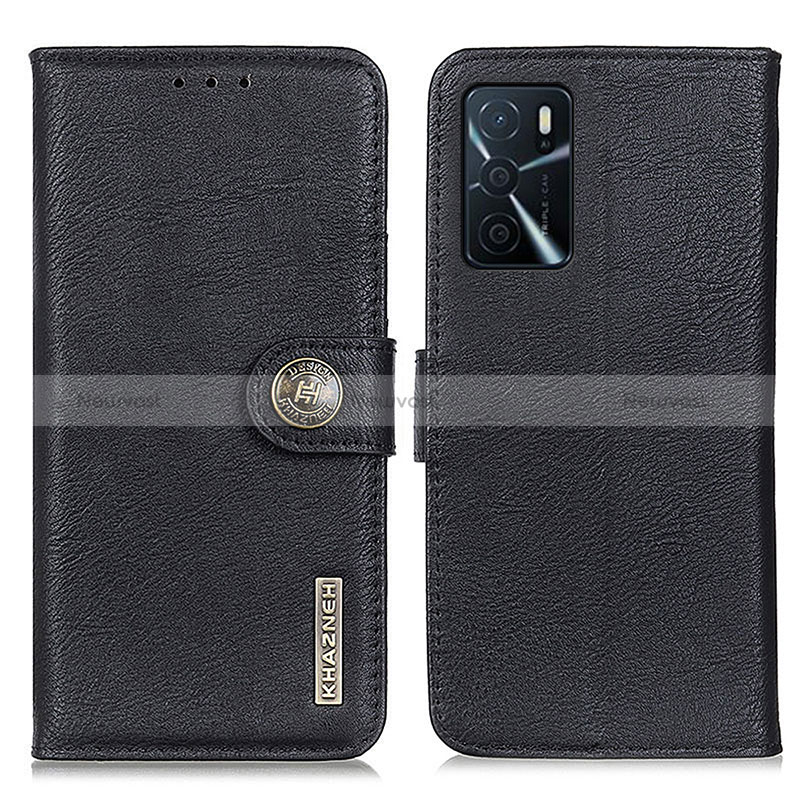 Leather Case Stands Flip Cover Holder K02Z for Oppo A16