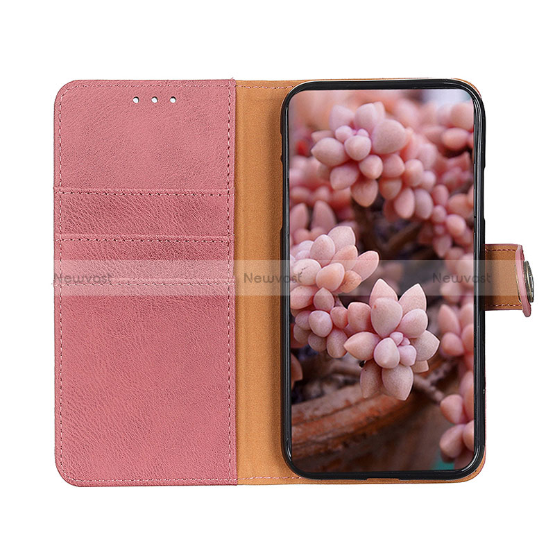 Leather Case Stands Flip Cover Holder K02Z for Oppo A16