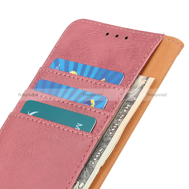 Leather Case Stands Flip Cover Holder K02Z for Oppo A54s
