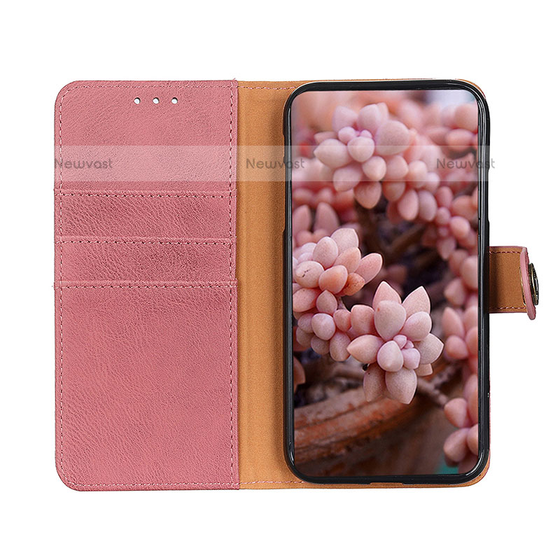 Leather Case Stands Flip Cover Holder K02Z for Oppo A55 5G