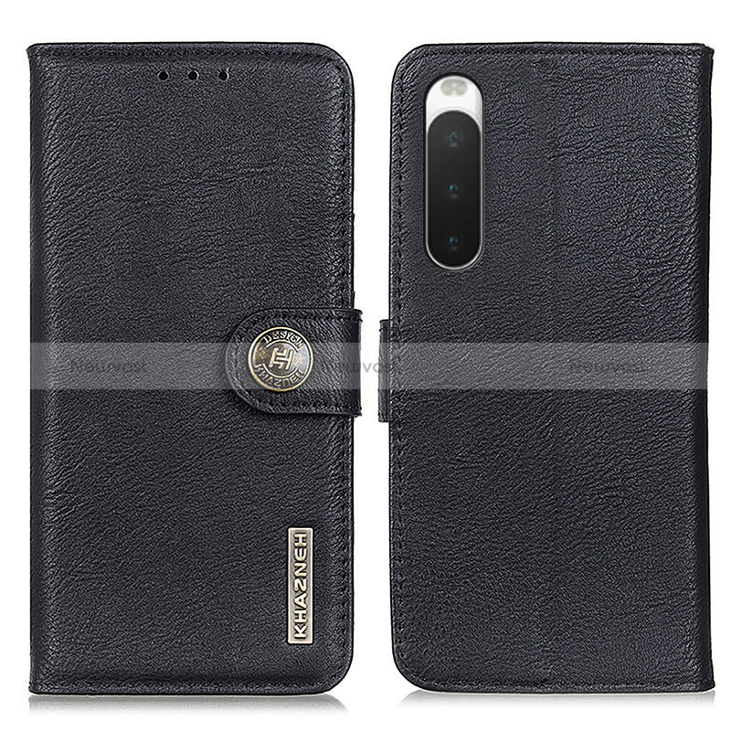 Leather Case Stands Flip Cover Holder K02Z for Sony Xperia 10 IV SO-52C