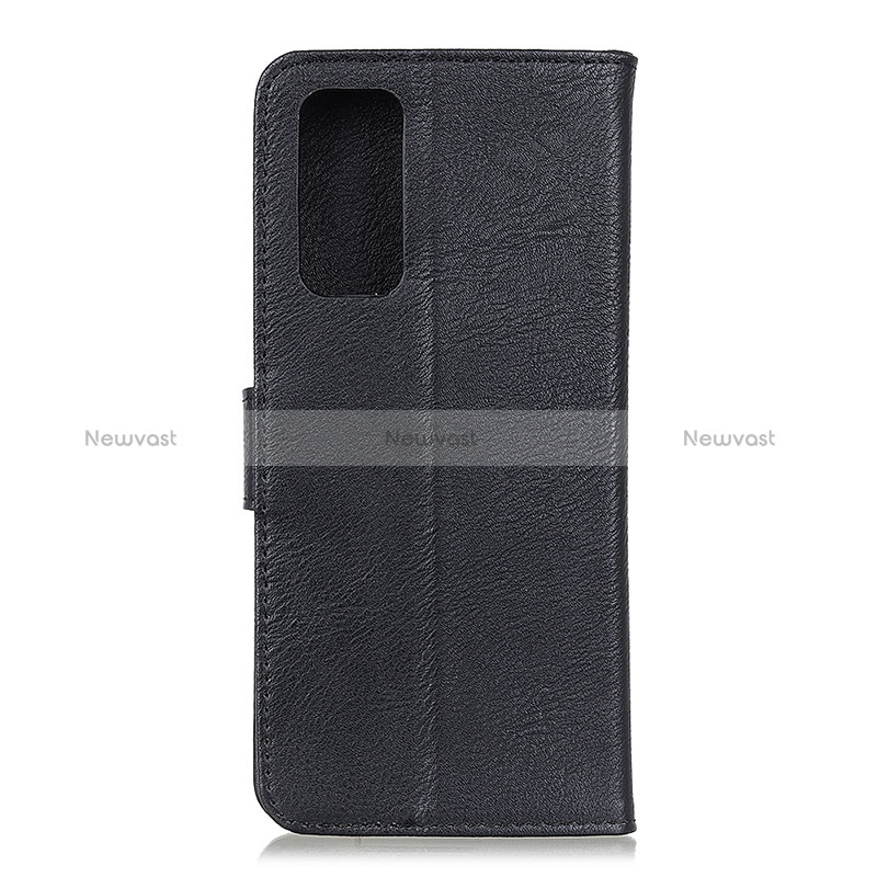 Leather Case Stands Flip Cover Holder K02Z for Xiaomi Redmi Note 10 Pro 4G