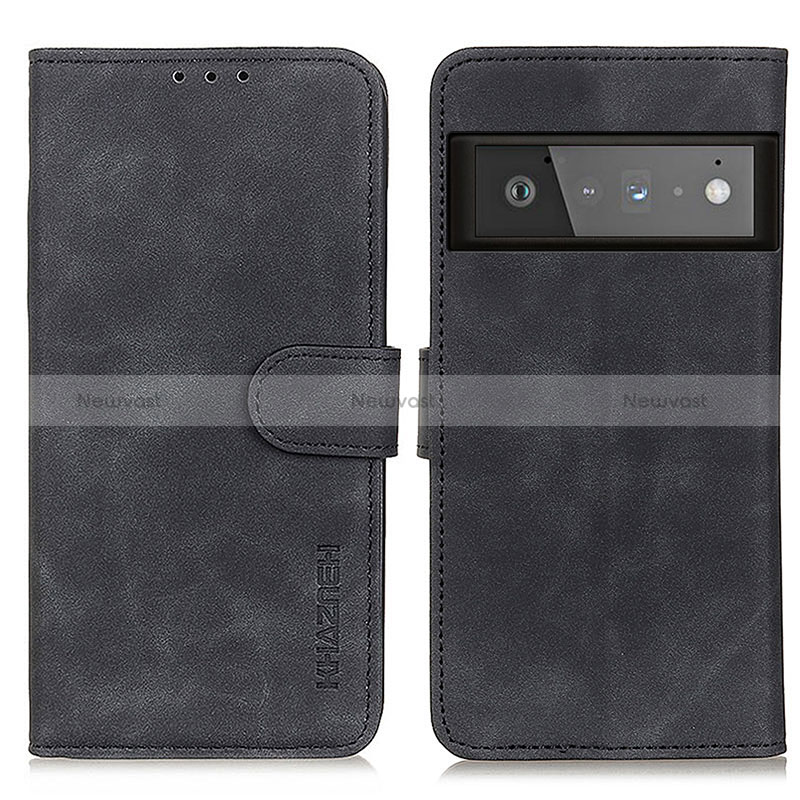 Leather Case Stands Flip Cover Holder K03Z for Google Pixel 6 Pro 5G