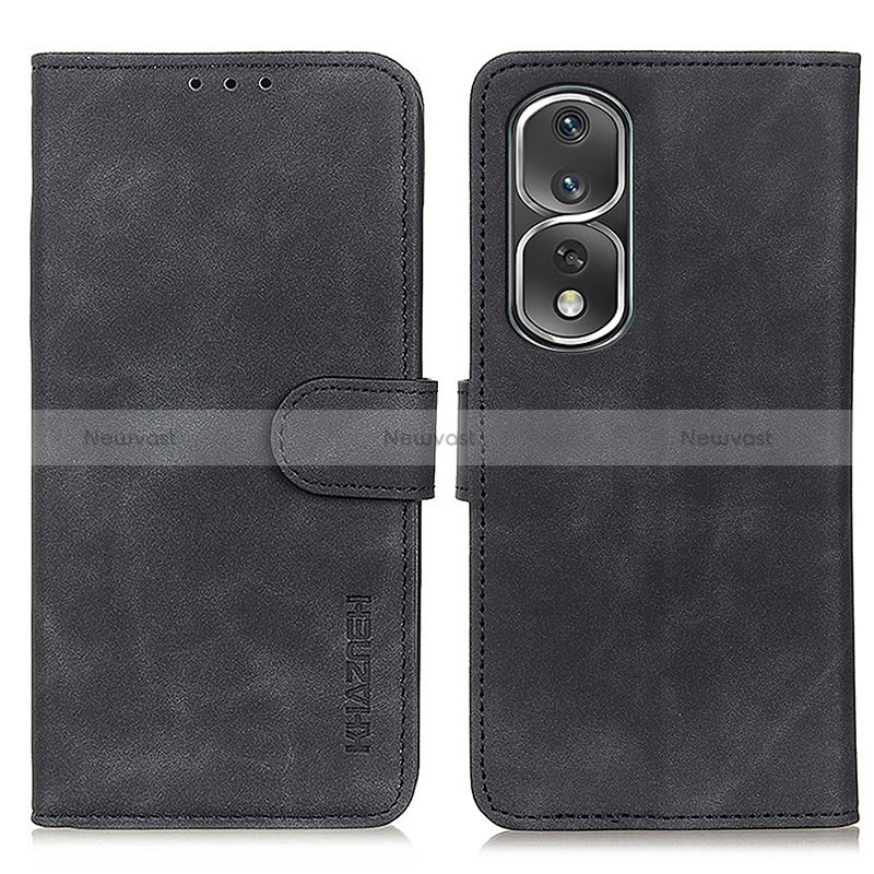 Leather Case Stands Flip Cover Holder K03Z for Huawei Honor 80 Pro 5G