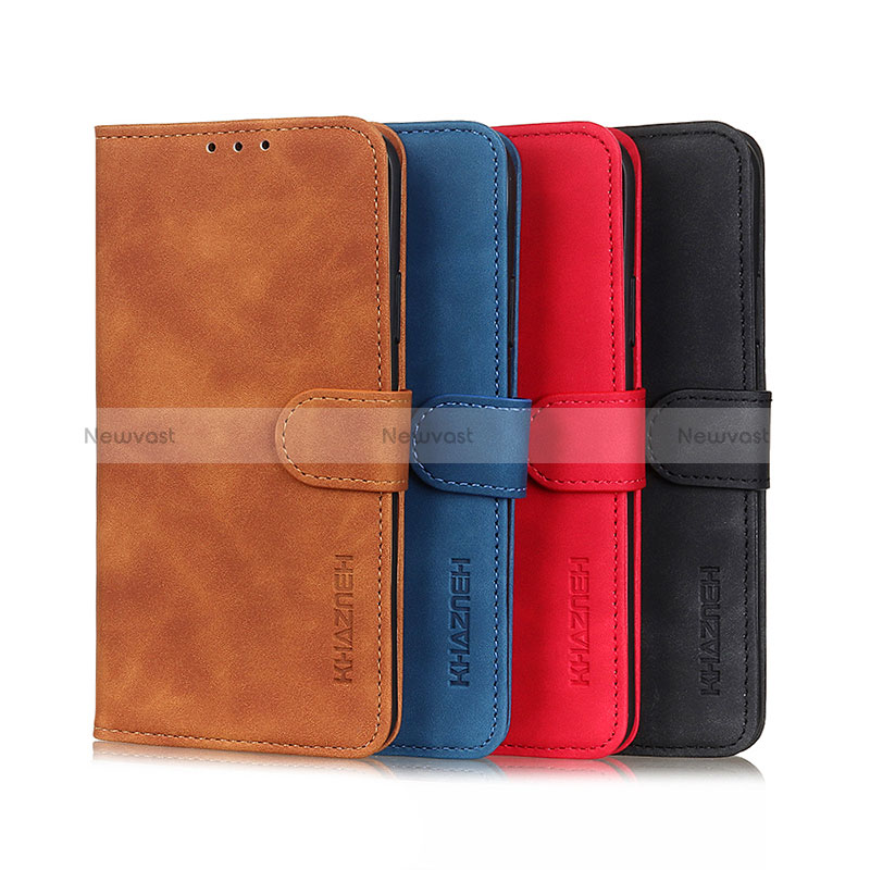 Leather Case Stands Flip Cover Holder K03Z for Huawei Honor X6a