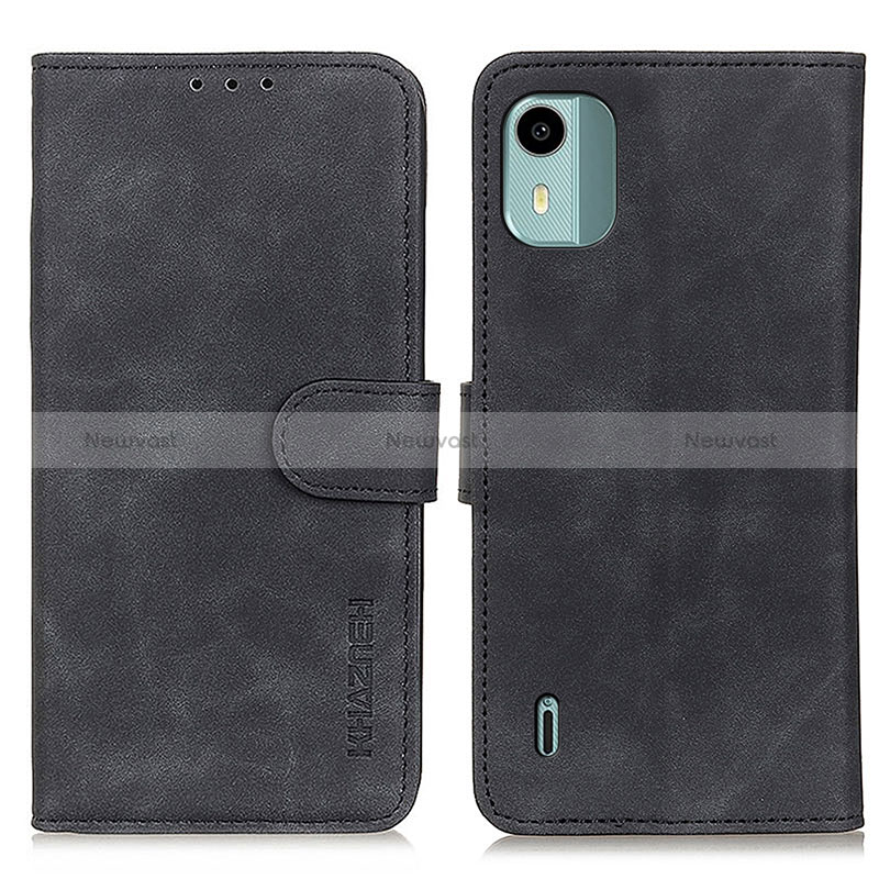 Leather Case Stands Flip Cover Holder K03Z for Nokia C12 Plus