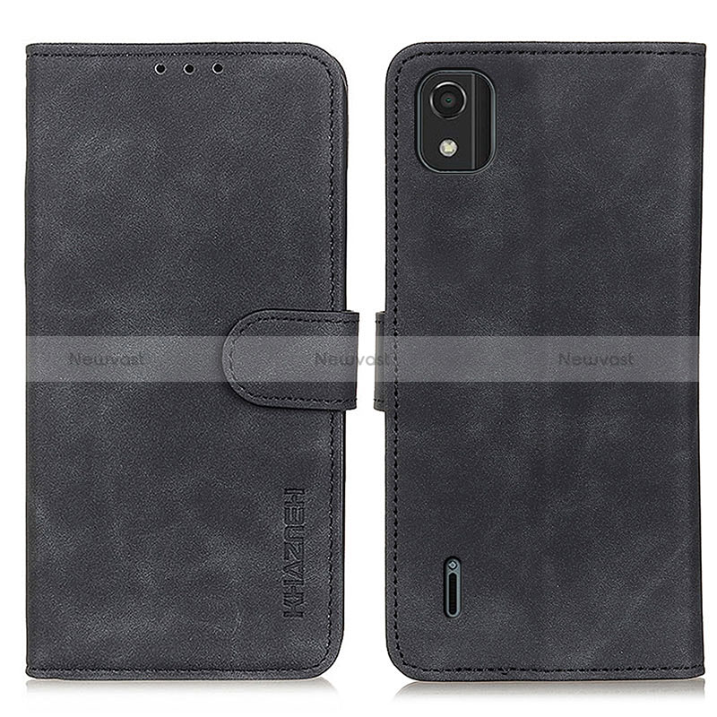 Leather Case Stands Flip Cover Holder K03Z for Nokia C2 2nd Edition