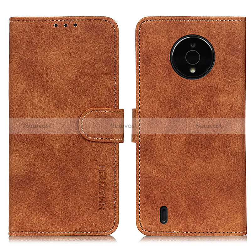 Leather Case Stands Flip Cover Holder K03Z for Nokia C200